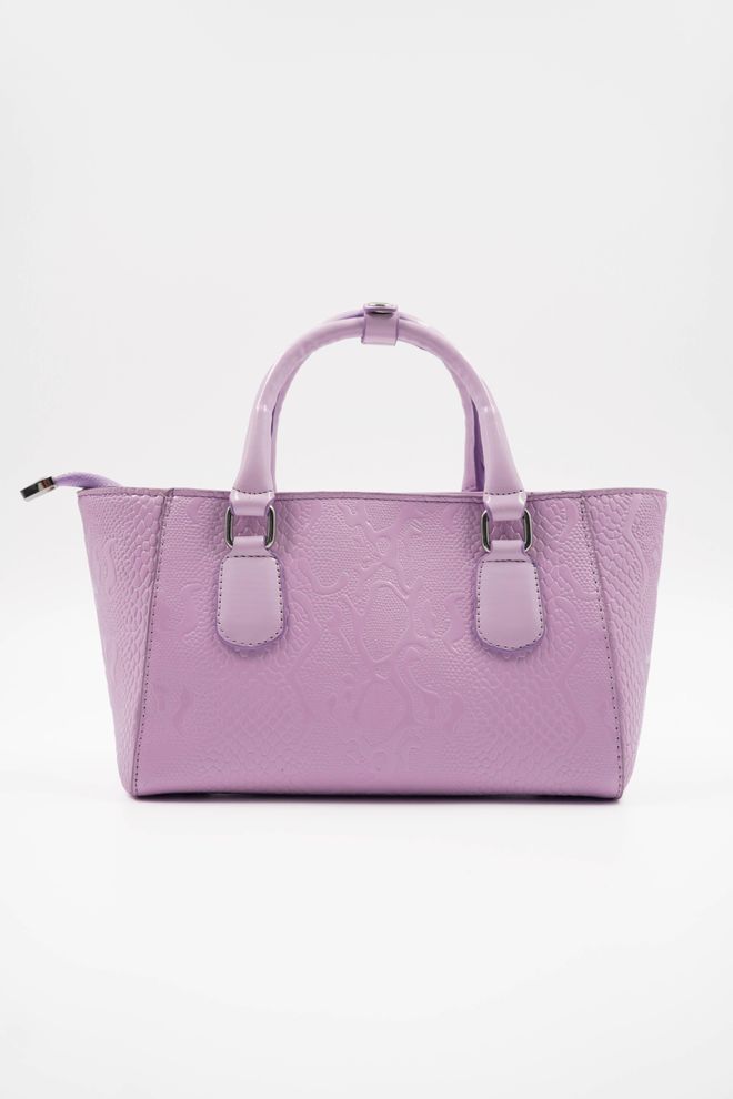 ARON Atelier Geantă De Mână Pentru Femei Favor Din Piele Lacată Imprimată Liliac Îmbrăcăminte cu ridicata 4