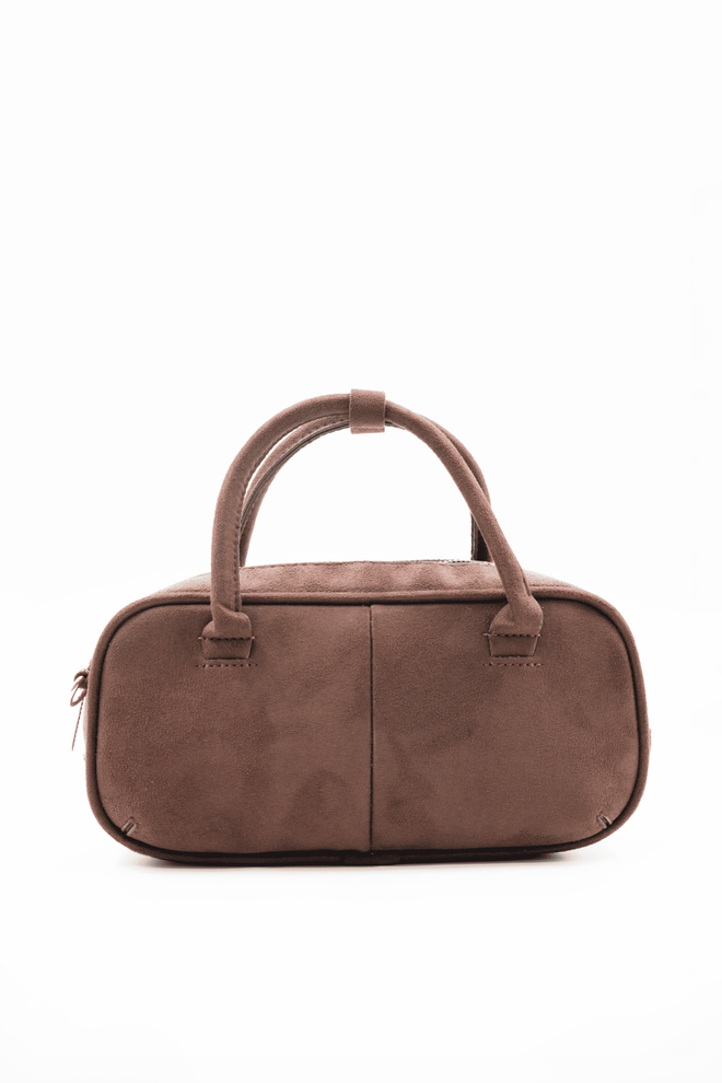 ARON Atelier Γυναικεία Τσάντα Miya Coffee Suede Χονδρικό εμπόριο ενδυμάτων 0