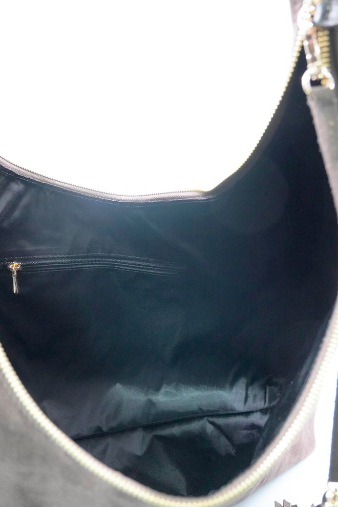 ARON Atelier Geantă De Umăr Pentru Femei Sadie Coffee Cu Ciucure Din Piele De Căprioară Îmbrăcăminte cu ridicata 5