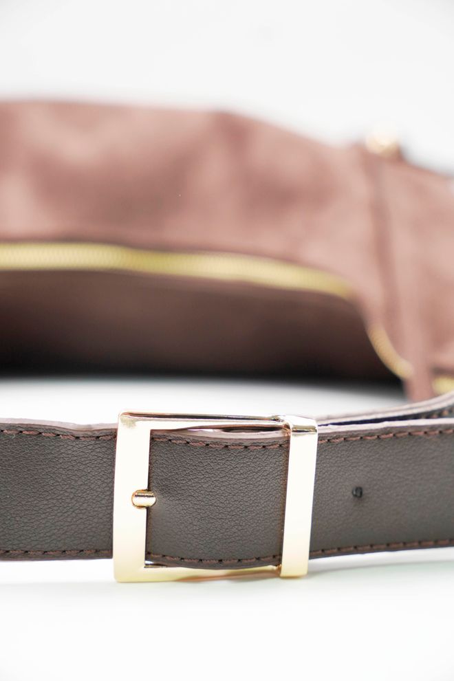 ARON Atelier Geantă De Umăr Pentru Femei Sadie Coffee Cu Ciucure Din Piele De Căprioară Îmbrăcăminte cu ridicata 3