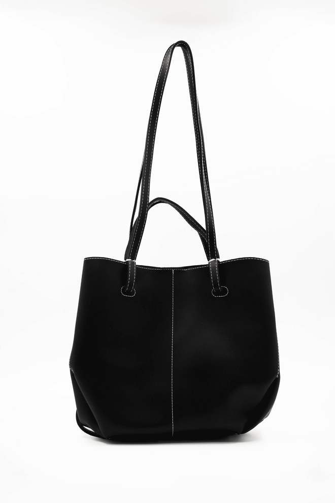 ARON Atelier Borsa A Tracolla Da Donna In Pelle Nera Laurence Abbigliamento all'ingrosso 0