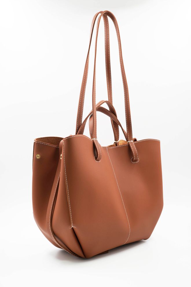 ARON Atelier Laurence Taba Deri Kadın Omuz Çantası Toptan Giyim 2