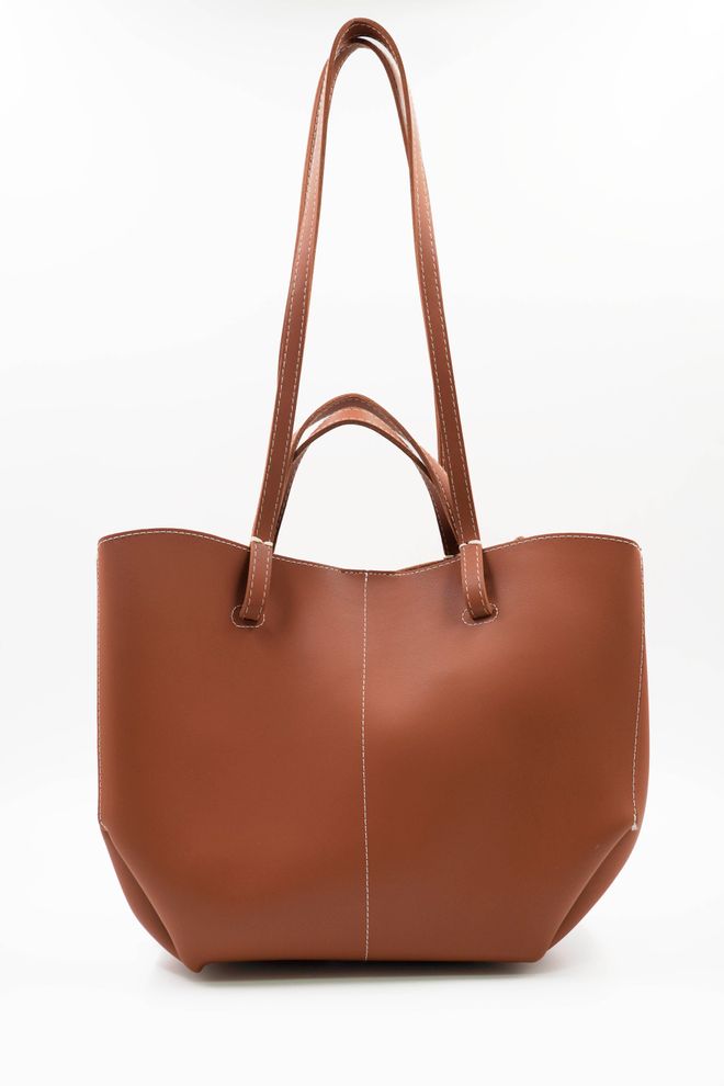 ARON Atelier Laurence Taba Deri Kadın Omuz Çantası Toptan Giyim 3