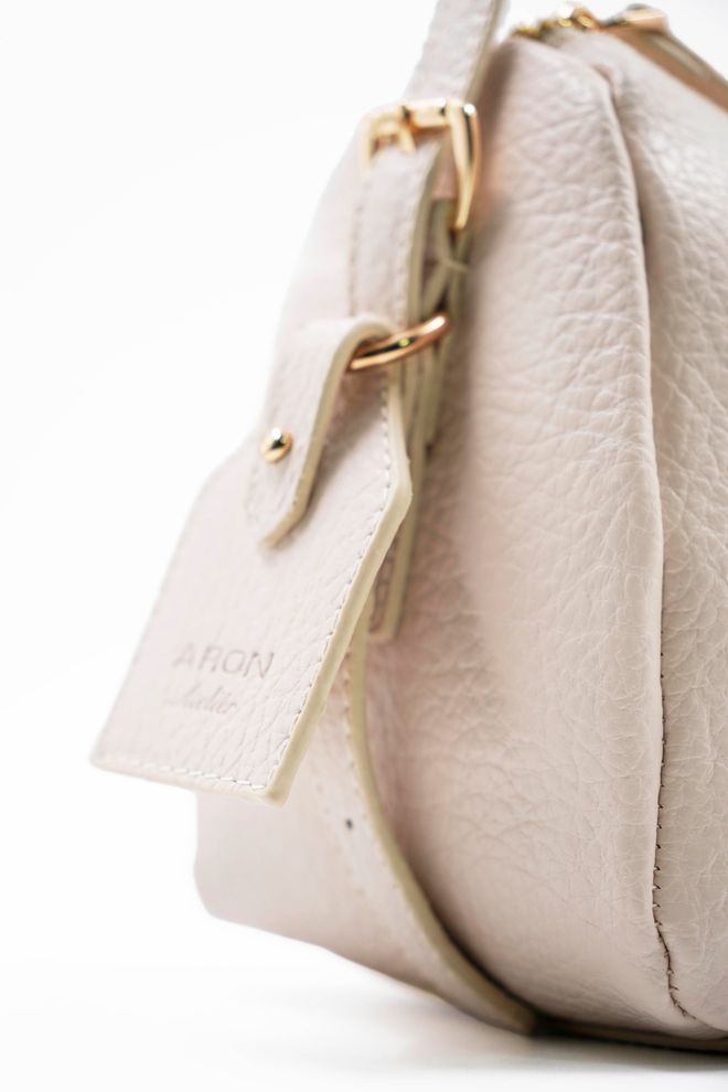 ARON Atelier Luna Beige Mäkká Dámska Taška Cez Rameno Veľkoobchod s oblečením 1