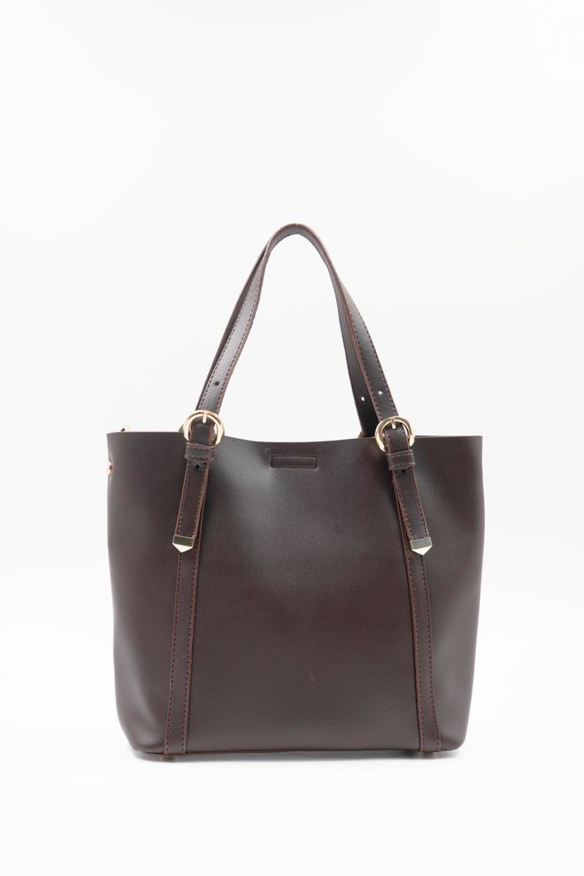 ARON Atelier Mila Brown Čipkovaná Detailná Mäkká Dámska Taška Cez Rameno Veľkoobchod s oblečením 3