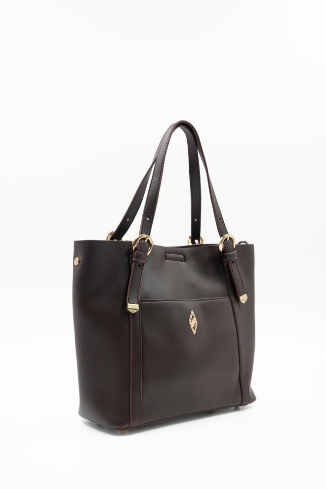 ARON Atelier Mila Brown Čipkovaná Detailná Mäkká Dámska Taška Cez Rameno Veľkoobchod s oblečením 2