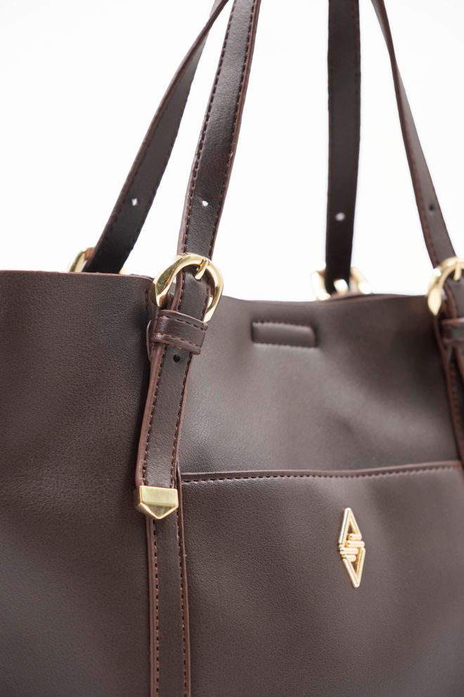 ARON Atelier Mila Brown Čipkovaná Detailná Mäkká Dámska Taška Cez Rameno Veľkoobchod s oblečením 1