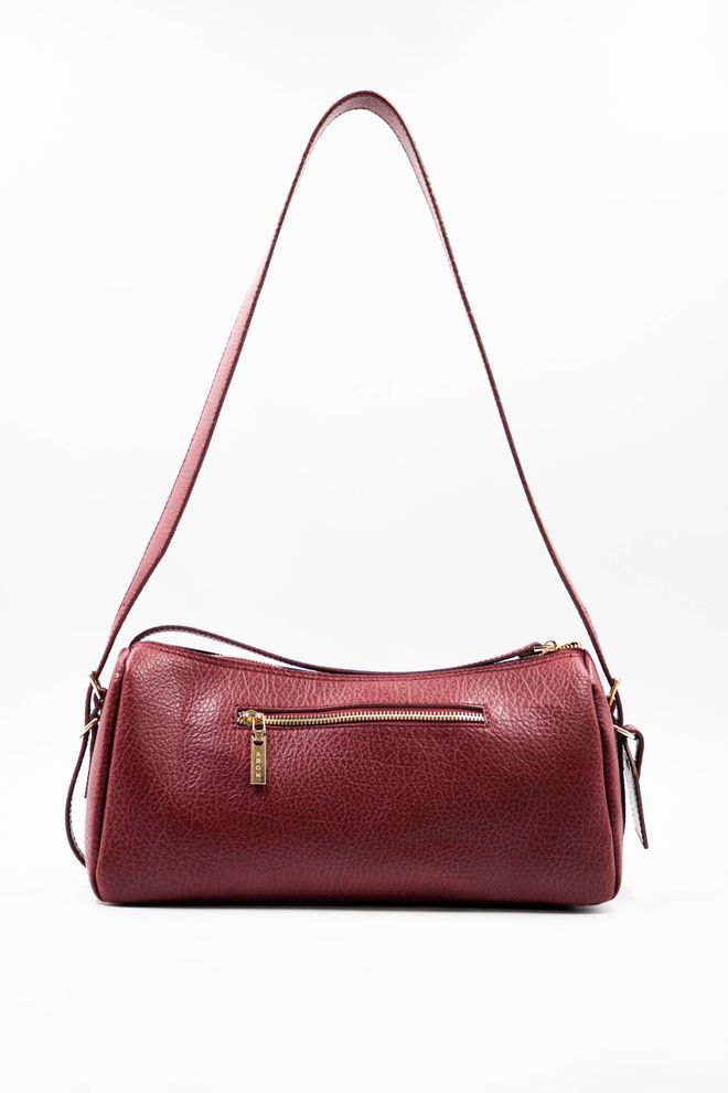 ARON Atelier Luna Бургундска Мека Дамска Чанта За Рамо Дрехи на едро 4