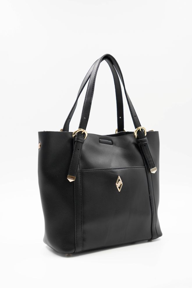 ARON Atelier Detailná Mäkká Dámska Taška Na Rameno Mila Black Tipped Veľkoobchod s oblečením 2