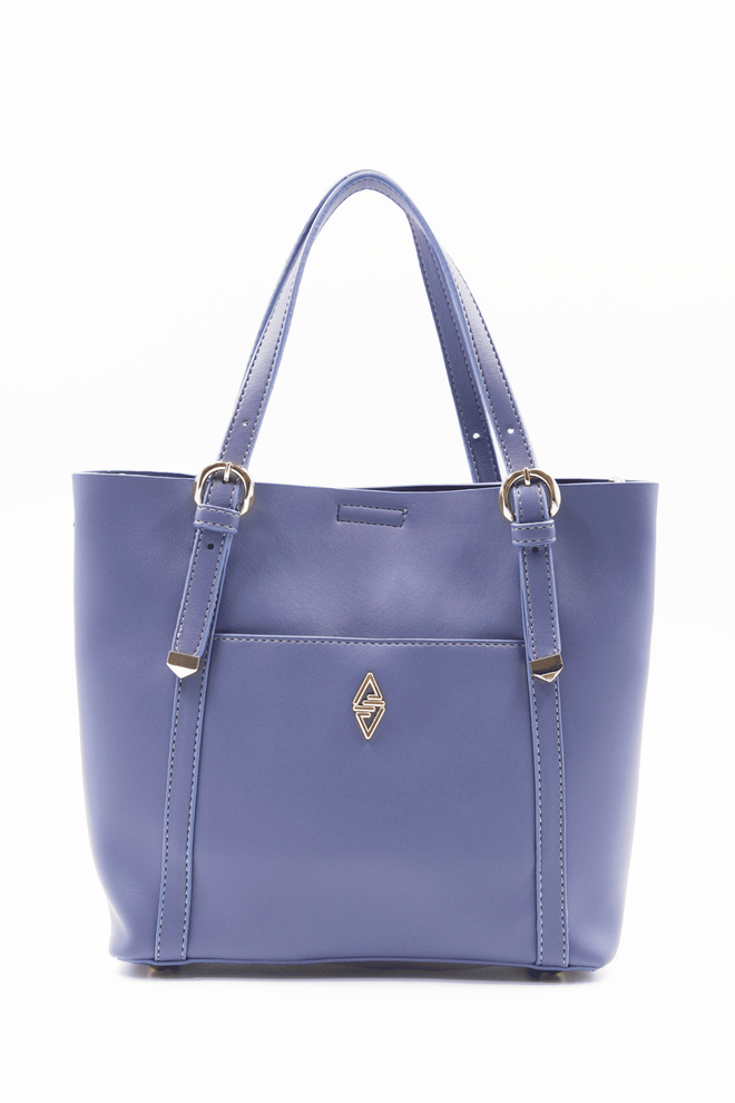 ARON Atelier Mila Denim Blue Brim Szczegółowa Miękka Damska Torba Na Ramię Hurtowa sprzedaż odzieży 0