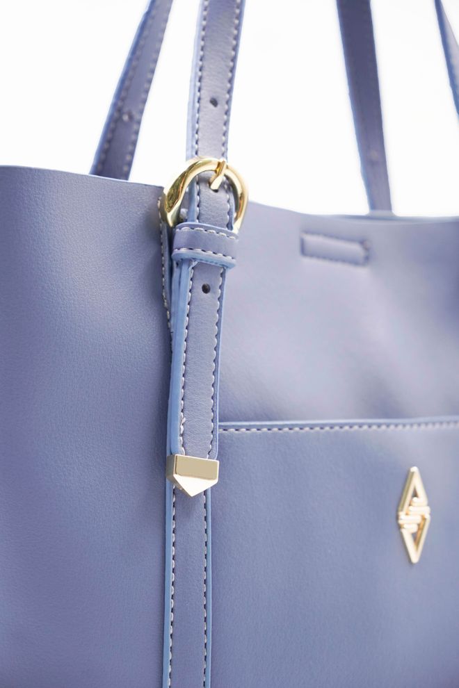 ARON Atelier Mila Denim Blue Brim Detailná Mäkká Dámska Taška Cez Rameno Veľkoobchod s oblečením 2