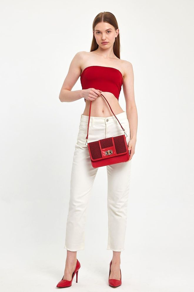 ARON Atelier Γυναικεία Τσάντα Ωμου Sienna Red Χονδρικό εμπόριο ενδυμάτων 0