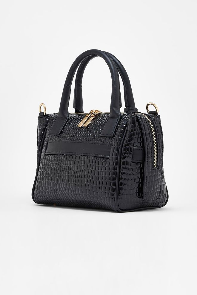ARON Atelier Sophia Shiny Black Women's Handbag Wholesale Clothing 3