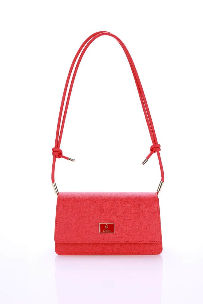 ARON Atelier Γυναικεία Τσάντα Ωμου Elise Red Χονδρικό εμπόριο ενδυμάτων 0