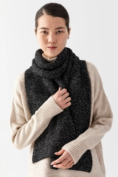 Veleprodajni model oblačil nosi ajo10061-kirchli-women's-scarf, turška veleprodaja Šal od Ajour Triko