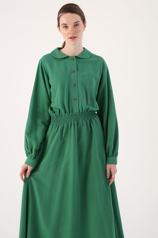 Allday Rochie Verde Inchis Îmbrăcăminte cu ridicata Mărime mare