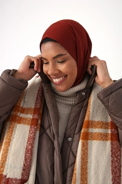 Un model de îmbrăcăminte angro poartă 33670 - Coat - Mink, turcesc angro Palton de Allday