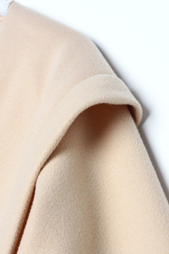 Un model de îmbrăcăminte angro poartă 34741 - Coat - Light Beige, turcesc angro Palton de Allday