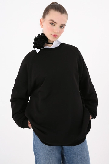 Veleprodajni model oblačil nosi 
, turška veleprodaja Pulover od Allday