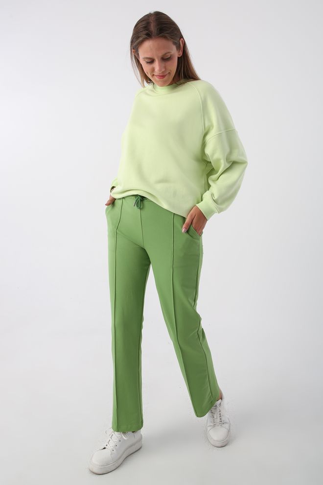 Pantalon De Chandal Mujeres Verde Venta al por mayor Estilos Precios Lonca