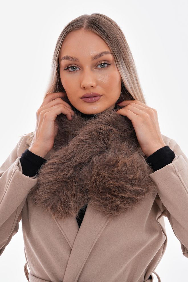 Axesoire Меховой Шарф Из Ткани Манго Норка Оптовая продажа одежды 3