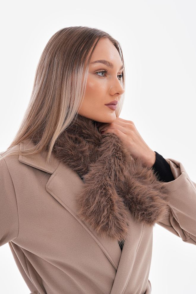 Axesoire Меховой Шарф Из Ткани Манго Норка Оптовая продажа одежды 2