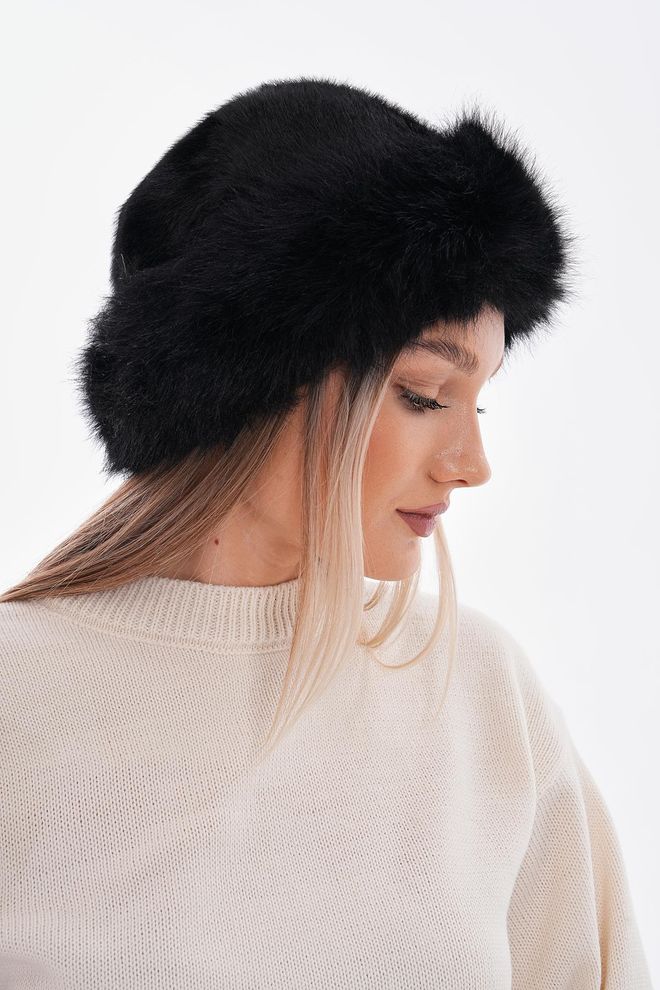 Axesoire Chapeau Avec Intérieur En Polaire Noir Vêtements en gros 2