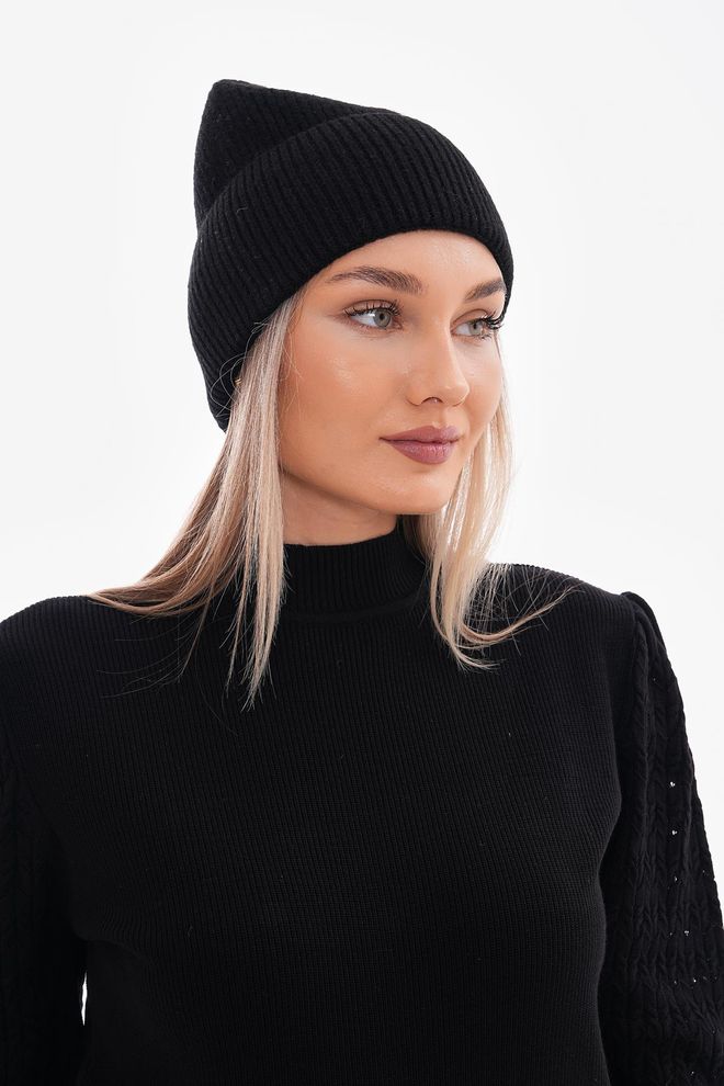 Axesoire Üzeri Simli Bere Siyah Toptan Giyim 2