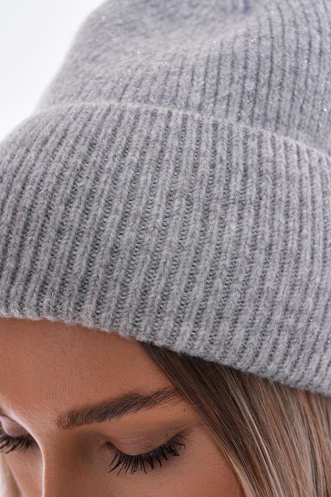 Axesoire Üzeri Simli Bere Gri Toptan Giyim 3