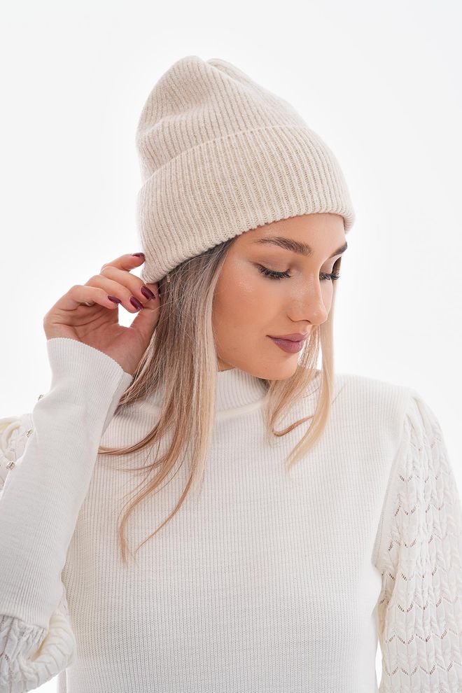 Axesoire Üzeri Simli Bere Bej Toptan Giyim 1