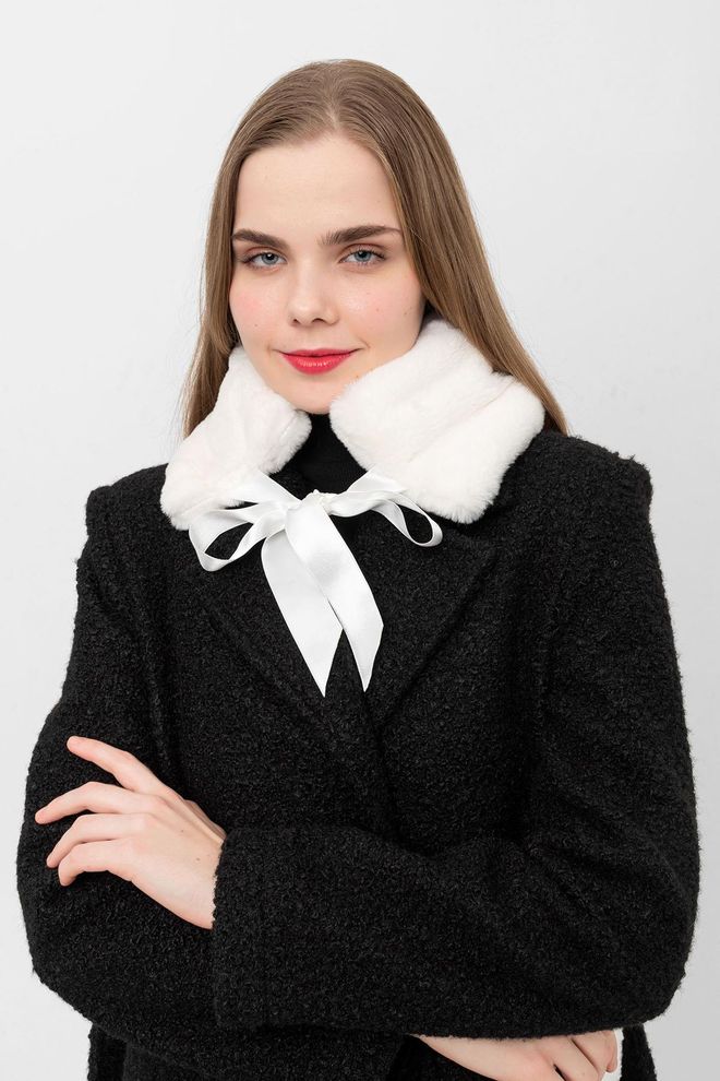 Axesoire Cordão De Pelúcia Com Laço Branco Roupas por atacado 0