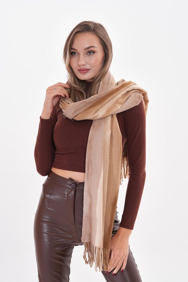 Axesoire Scialle Con Nappine Spesse Color Zafferano Imbevuto Abbigliamento all'ingrosso 0