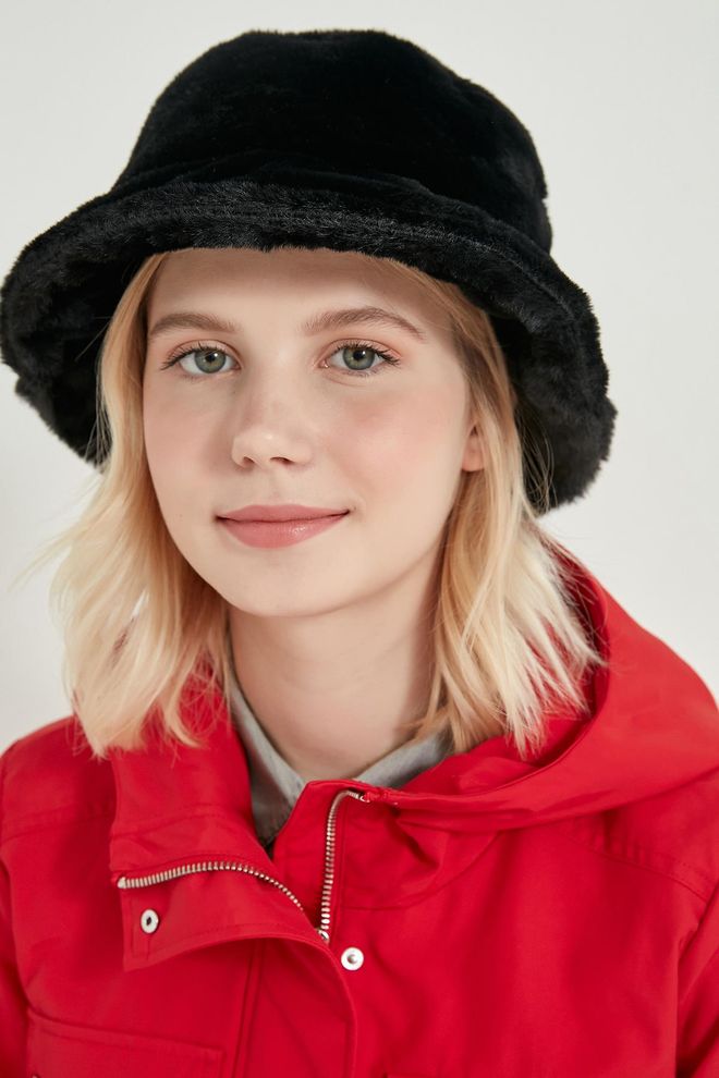 Axesoire Плишани Шешир Црни Велепродаја одеће 0