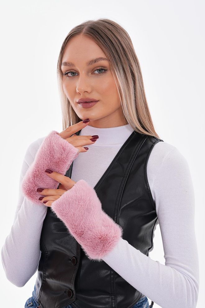 Axesoire Guantes De Felpa Rosa Ropa al por mayor 0