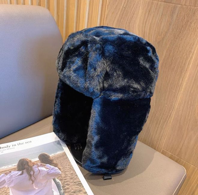 Axesoire Κλιπ on Λούτρινο Καπέλο Pilot Beanie Μαύρο Χονδρικό εμπόριο ενδυμάτων 0