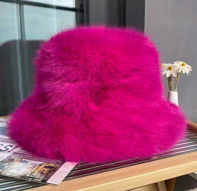 Axesoire Cappello A Cuore In Tessuto Di Mango In Peluche Fucsia Abbigliamento all'ingrosso 0