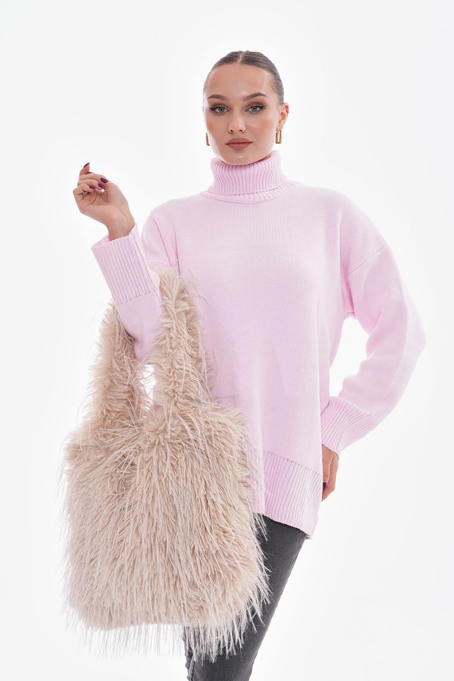 Axesoire Bolsa Italiana De Pelúcia Com Franjas Bege Roupas por atacado 1