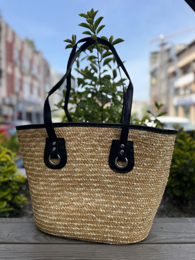 Axesoire Straw Bag 30x22x10 Cm Beige Wholesale Clothing 0