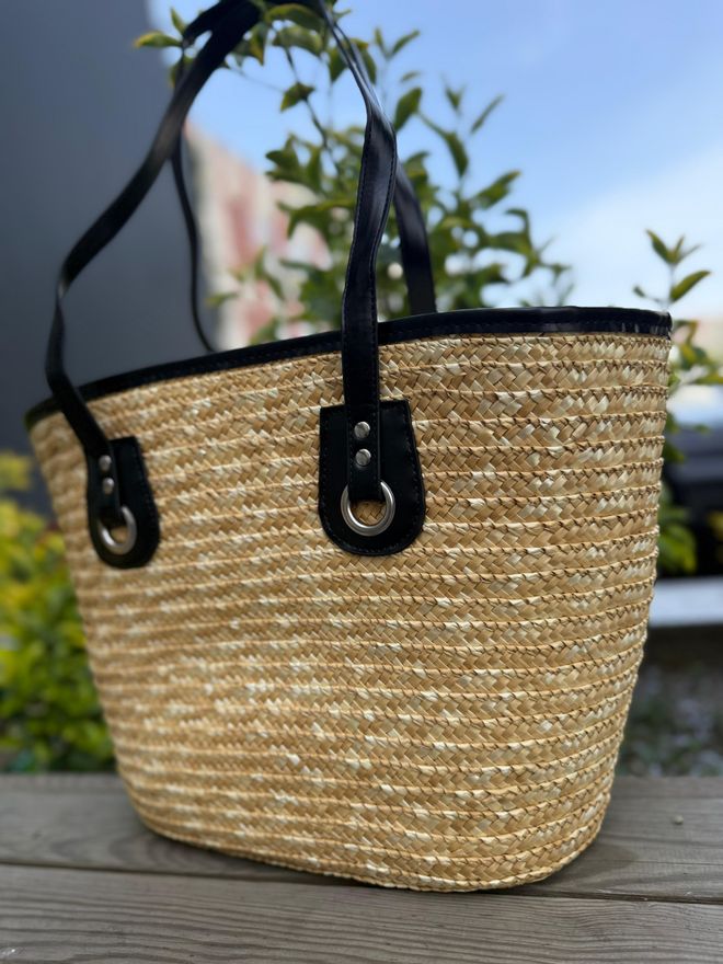 Axesoire Straw Bag 40x26x14 Cm Beige Wholesale Clothing 0