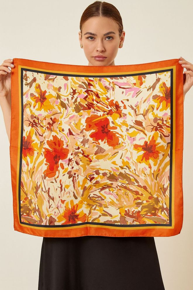 Axesoire Naranja Casual Chal Ropa al por mayor Casual