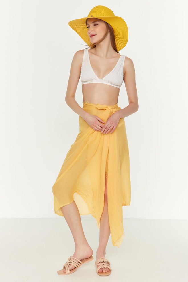 Axesoire Geltona Casual Seksuali Pliažo Drabužis Vasarai Ir Vakarėliams Didmeninė prekyba drabužiais Kokteilinė