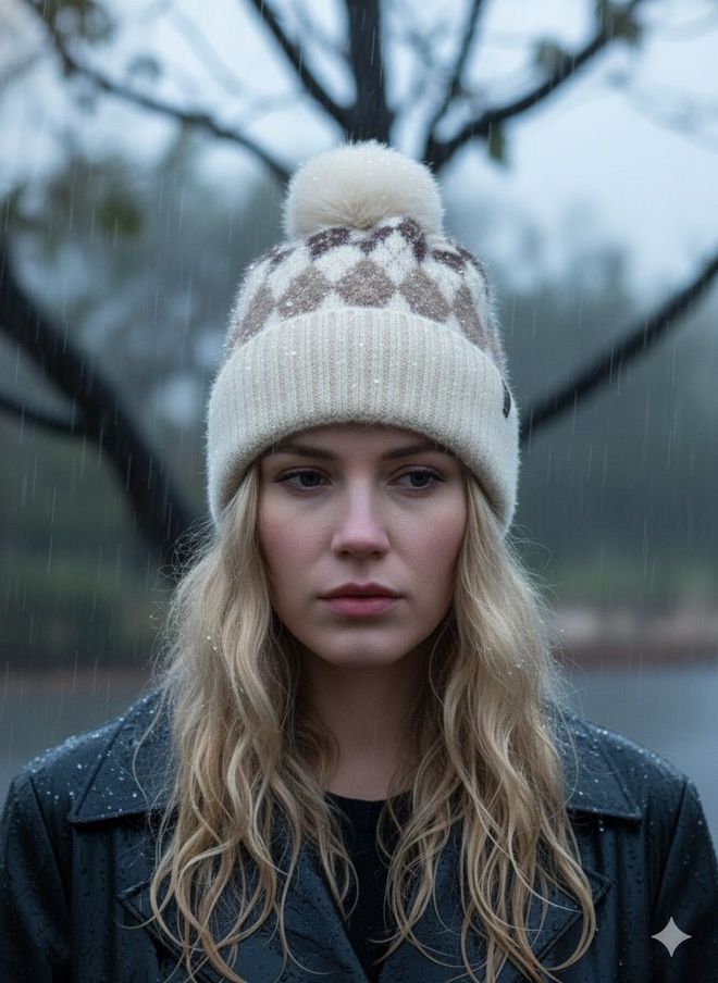 Axesoire Boina Beige Casual Vintage Elegante Argyle Invierno Ropa al por mayor Casual