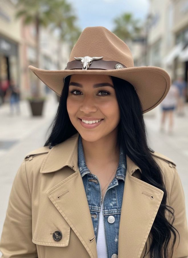 Axesoire Rjav Zahodni Ležerno Klobuk Oblačila na debelo Ležerno