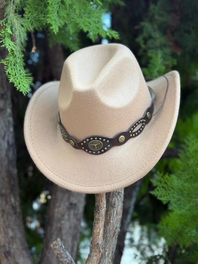 Axesoire Bež Zahodni Ležerno Klobuk Oblačila na debelo Ležerno