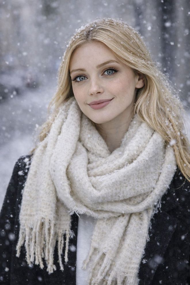 Axesoire Beige Elegantes Lässiges Halstuch Für Winter Großhandelskleidung Modest