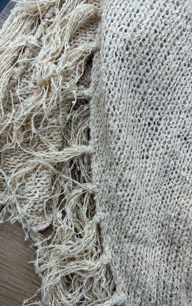 Axesoire Beige Elegant Modest Shawl For Fall And Winter Wholesale Clothing Lounge