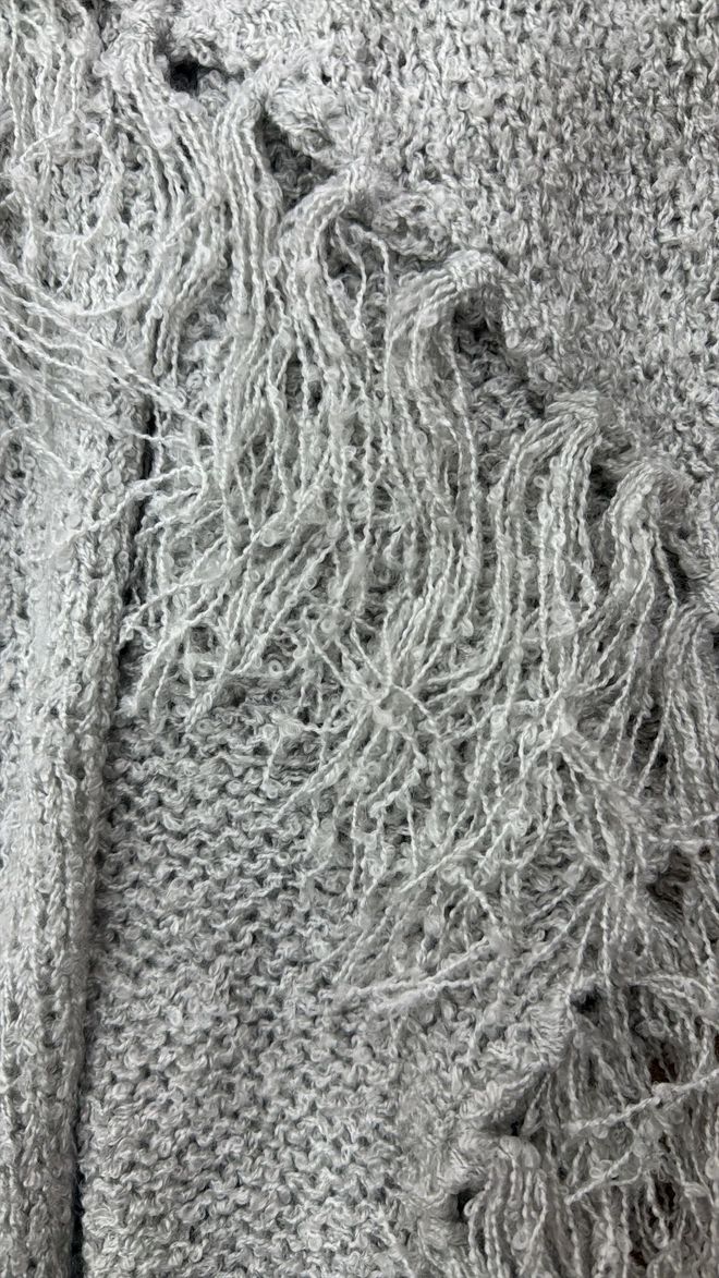 Axesoire Grey Elegant Casual Modest Shawl For Fall Winter Wholesale Clothing Lounge