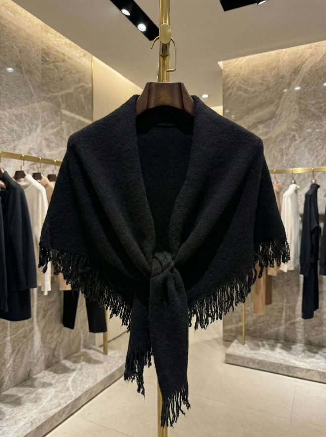 Axesoire Черный Элегантный Шаль Для Официальных И Повседневных Случаев Оптовая продажа одежды Скромный