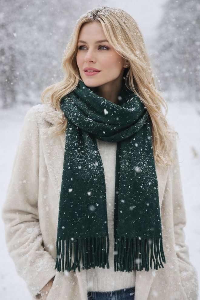 Axesoire Green Casual Elegant Modest Shawl Wholesale Clothing 1