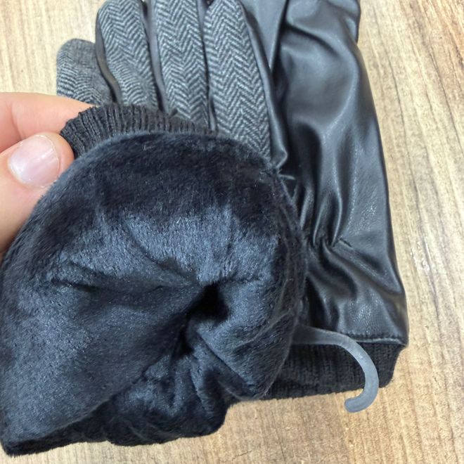 Axesoire Pikowane Rękawiczki Skórzane Czarne Hurtowa sprzedaż odzieży 2